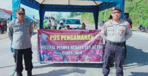 Polres Buton Siaga Pengamanan Menjelang Puncak  Festival Pesona Budaya Tua Buton