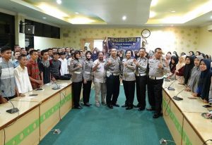 Ditlantas Polda Sulsel Sosialisasi Operasi Zebra 2019 dengan “Police Goes to Campus” di UMI