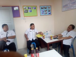 Kepala BPM Makassar Berkunjung Dikantor LPM Kelurahan Borong Kecamatan Manggala