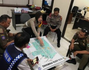 Inilah Giat Kasatlantas Polres Pinrang Jelang Pergantian Tahun 2019, Bersama Instansi Terkait Untuk Kamseltibcar di Pinrang