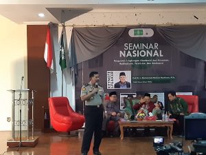 Brigjen Pol. Dr. Drs. Agung Makbul, SH., MH Jadi Pembicara Dalam  Seminar Nasional.Penguatan Lingkungan Akademisi dari Ancaman Radikalisme, Terorisme dan Intoleransi di Unsoed Purwokerto