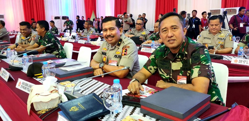 Rapim TNI Polri 2020  Dilandasi Profesionalitas, Soliditas dan Sinergitas, TNI-Polri Siap Mengamankan Pilkada Serentak Tahun 2020 Serta Mengawal Pembangunan Nasional