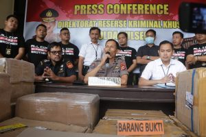 Polda Sulsel Bongkar Penyalahgunaan Perdagangan 70 Ribu Masker di Makassar
