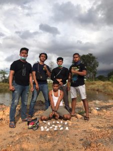 Tim Sea Rider KP Baladewa-8002 Polda Kepri Gagalkan Penyeludupan Narkotika Jenis Sabu 1.05 Kg Perairan Nongsa Teluk Bakau