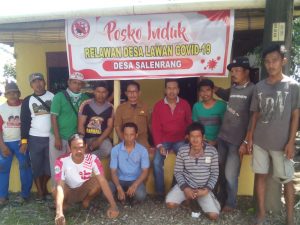 Tim Relawan Desa Salenrang Siapkan Gedung Karantina Bagi Warga Pendatang