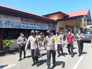 Situasi Pandemi Covid-19, Kapolda Beserta Wakapolda Sulsel dan Para PJU Cek Kesiapan Personil di  Pos-pos Check Point Aman Nusa II dan Pos Ops Ketupat di Beberapa Polres