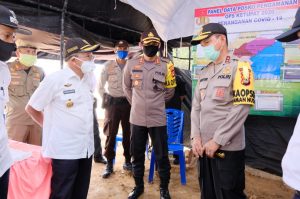 Road Show Cek Kesiapan Operasi Ketupat 2020, Kapolda Sulsel Singgahi Pos Pam Perbatasan Jeneponto -Bantaeng