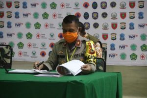 Rapat Koordinasi Pimpinan Deputi Kepala Staf Presiden (KSP) Melalui Vicon Dengan Apikasi Zoom Terkait Penanganan Covid-19 di Kawasan Timur Indonesia (KTI)