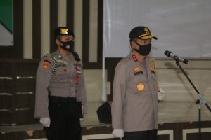 Polda Sulsel Gelar Sertijab Irwasda,         Direktur Pam Obvit,dan Kapolres Bone. Dengan Protokol Covid-19