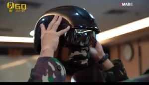 Cegah Covid 19, Teknologi Smart Helmet Deteksi Suhu Tubuh Bakal Dioperasikan Jajaran TNI AD