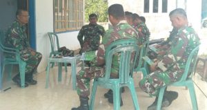Danramil 1413-13 Lasalimu Kapten Arm. La Bondo Arahkan Jajarannya  dalam Penanganan Pencegahan Covid-19