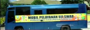 Situasi Pandemi Covid 19,  Pertama Di Indonesia, Bupati Soppeng Adakan Mobil.Bus Uji Swab Keliling Untuk 8 Wilayah Kecamatan