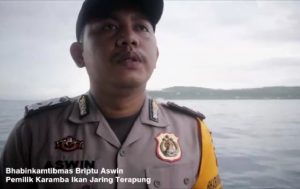 Patut Dicontoh, Bhabinkamtibmas Kel. Pasarwajo Briptu Aswin Ismar Kembangkan Usaha Karamba Ikan
