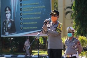 Wakapolda Sulsel Cek Kesiapan Ops Aman Nusa II (Tahap III) 2020 Dalam Rangka Penanganan Covid-19 Polda Sulsel