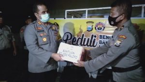 Peduli Korban Banjir Bandang di Masamba Kapolres Palopo Salurkan Bantuan fisik dan Sembako