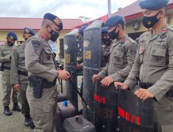 Danyon C Pelopor Satbrimob Polda Sulsel Cek Kesiapan Personel Jelang Pengamanan PON XX 2021