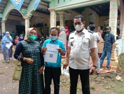 Kades Tellumpoccoe Bersama TNI Polri  Genjot Vaksinasi Massal di Kecamatan Marusu