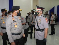 Kapolda Sulsel Pimpin Sertijab dan Pelantikan PJU Polda Sulsel, Kombes Pol. Komang Suntana  Jabat Kabid Humas Polda Sulsel