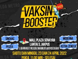 Ayo Warga Vaksinasi Booster, Ditpamobvit Polda Metro Jaya Laksanakan Vaksin Booster Di Mall Senayan Jakarta Pusat