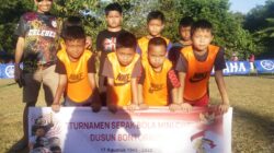 Ramaikan Kemerdekaan RI Ke 77, Remaja KandeApi REMKAP Selenggarakan  Turnamen Sepak Bola Mini Anak-Anak