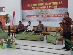 Tim Div Humas Polri Silaturahmi Kambtibmas Ke pondok Pesantren Sultan Hasanuddin Gowa