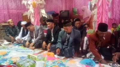Merakyat,Wakil Ketua DPRD Sulbar Hadiri Pernikahan Warga.