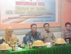 Sukses Musdes DTKS Desa Pa’bentengan Kecamatan Marusu Kabupaten Maros.