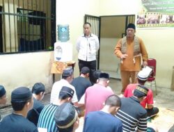 Giat Pembinaan Rohani Tahanan Polres Maros “Bulan Sya’ban Memperbanyak Ibadah Dan Salawat 