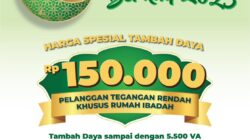 Promo Ramadhan Berkah, PLN Beri Diskon Tambah Daya Rumah Ibadah Hanya 150 Ribu