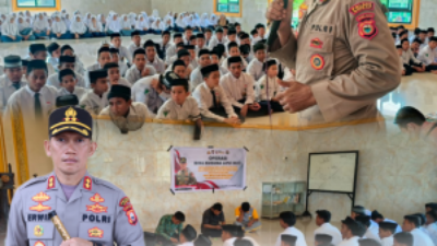 Operasi Bina Kusuma Lipu 2023, Sat Binmas Polres Sidrap Kunjungi Ponpes