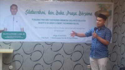 Ketua Umum Pengurus Provinsi Taekwondo Indonesia Sulsel, Gelar Buka Puasa Dan Silaturahmi