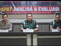 Konferensi Tim Gabungan DIV Propam Polri Dan Pus POM TNI Terkait Penyerahan Mako Polres Jeneponto