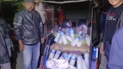 Lagi Kapolsek Tallo Pimpin Apel  Cipkon Dan Patroli Pemantauan Wilayah Daerah Rawan