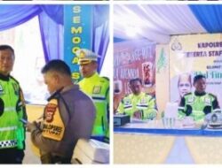 Pasca Lebaran 1444 H, Dirlantas Polda Sulsel Bersama Pejabat Lain Kunjungi Pos Pam Lebaran Saat Arus Balik Mudik