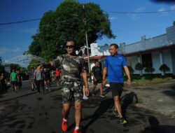Jaga Kebugaran Tubuh, Pangdam XIV/Hsn Jadikan Rutinitas, Jogging Ke Tempat Kerjanya