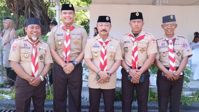 Kapolres Gowa Hadiri Apel Besar Hari Pramuka ke-62