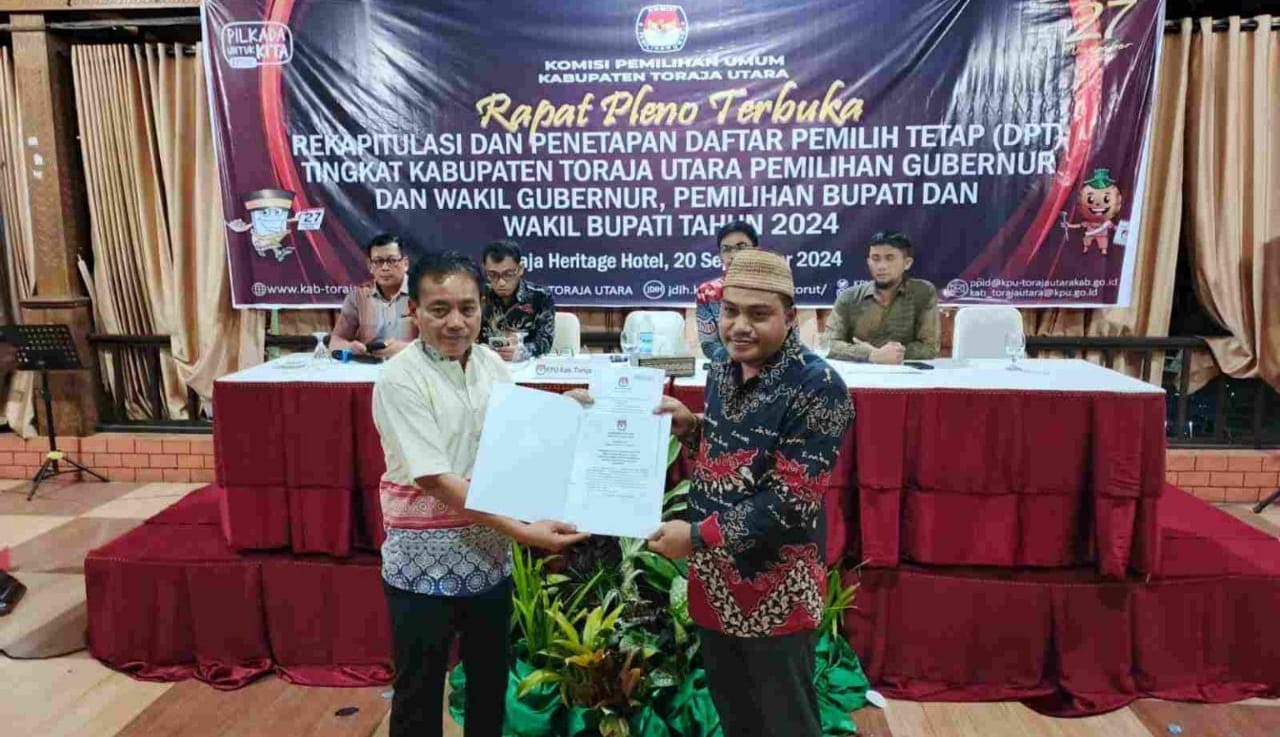 KPU Toraja Utara Umumkan DPT: Ajak Warga Cek Status Pemilih