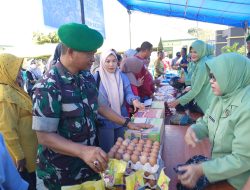 Sambut HUT TNI yang ke 79, Kodim 1416/Muna Gelar Bazar Murah