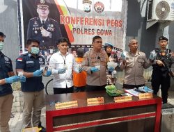 Polres Gowa Sita 1200 Gram Sabu dalam Penggerebekan di Somba Opu