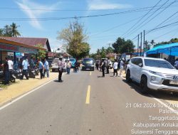 Polres Kolaka Amankan Kampanye Paslon Bupati dan Wakil Bupati di Kab. Kolaka