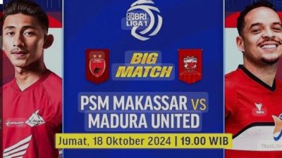 Berhadapan dengan Madura United, PSM Tanpa Skuad Terbaik