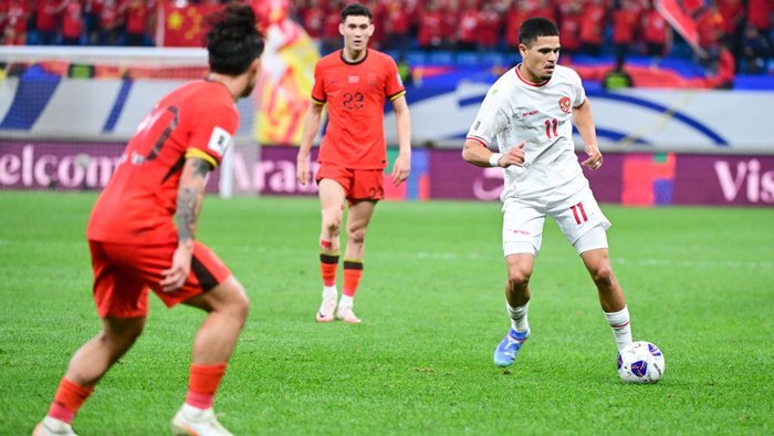 Hasil Pertandingan: Timnas Indonesia Kalah 1-2 dari Timnas China di Kualifikasi Piala Dunia 2026