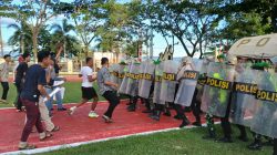 Dalam Rangka Menghadapi Kesiapan PAM Pilkada 2024, Kodim 1416/Muna Bersama Polres Muna Latihan PHH Bersama