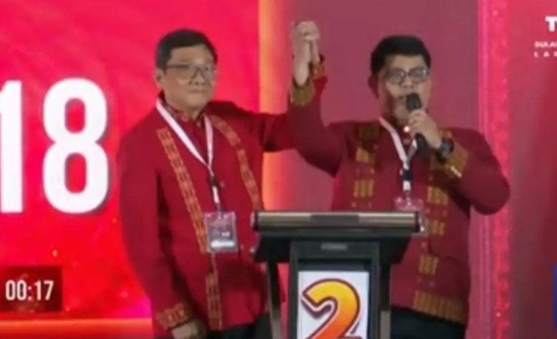 Frederik Palimbong dan Yohanis Bassang Beradu Argumen di Debat Pilkada Toraja Utara