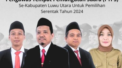 Bawaslu Luwu Utara Lantik 572 Pengawas TPS: Ujung Tombak Suksesnya Pilkada