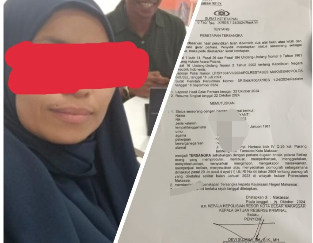 Penangguhan Tersangka Video Porno, Terendus Oknum Penyidik Polrestabes Makassar Dampingi Tersangka Temui Korban untuk Perdamaian di Rutan