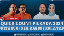 Hasil Quick Count Tempatkan Andi Sudirman dan Fatmawati Unggul di Atas Angin di Sulawesi Selatan