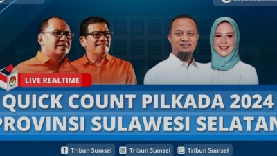 Hasil Quick Count Tempatkan Andi Sudirman dan Fatmawati Unggul di Atas Angin di Sulawesi Selatan