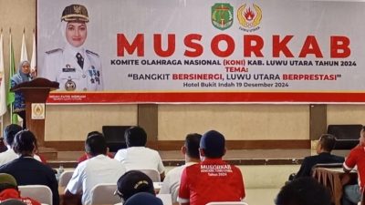 KONI Luwu Utara Gelar Musorkab, Fokus pada Pembinaan Olahraga Prestasi