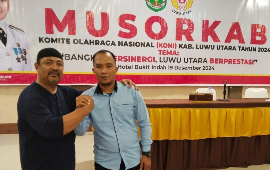 Musorkab KONI Lutra 2024: Muhammad Arif Terpilih Secara Aklamasi